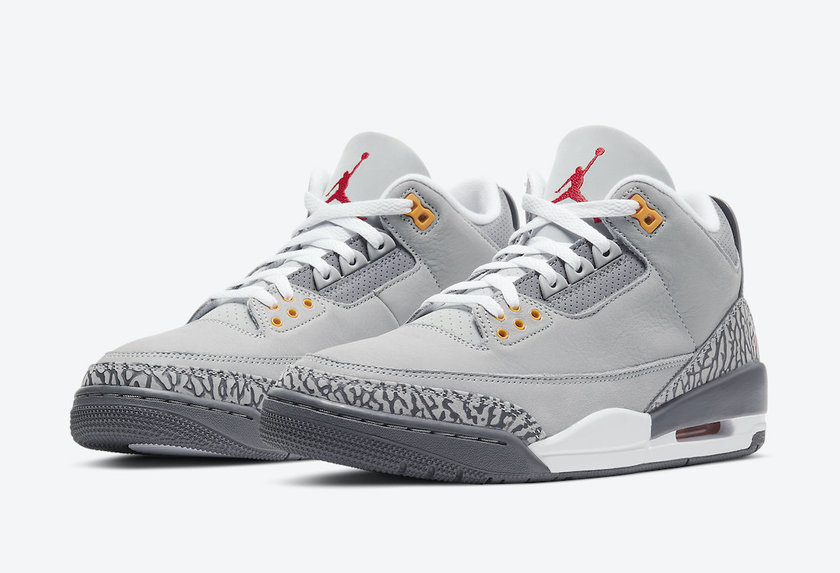 air jordan3所有配色,nikeairmax97所有配色 发售日期调来调去更改了好几回的air jordan 3 "cool grey"配色,此番