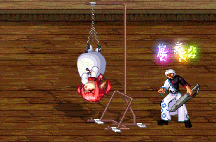 而修罗邪光斩优化是固定的3次推怪,对霸体怪物无效的,但是可以让怪物