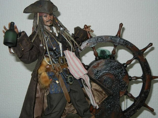 ht玩具dx06《加勒比海盗4惊涛骇浪》杰克斯派洛船长评测