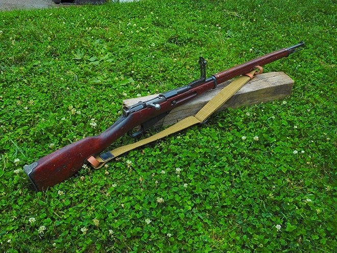 美国雷明顿公司生产的莫辛-纳甘m1891型步枪,该枪全长1308毫米,枪重