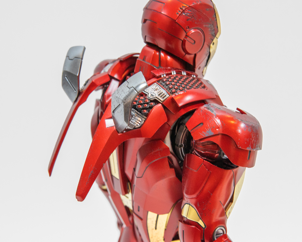 怀念华丽的首次集结—hot toys 钢铁侠 mark 7 合金版 1/6可动人偶