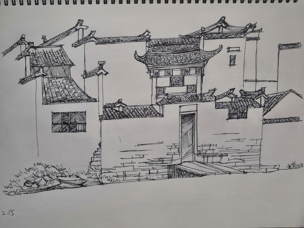 一个建筑狗的不正经临摹速写(1)