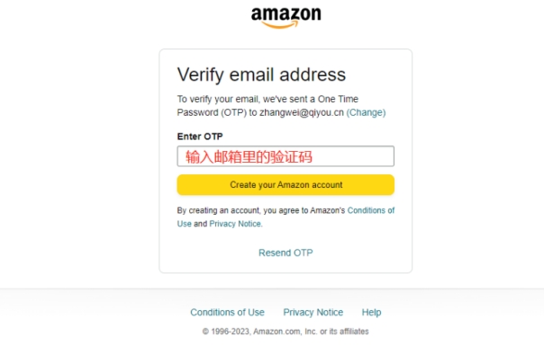 亚马逊无法验证账户信息,可以重新注册可以吗
