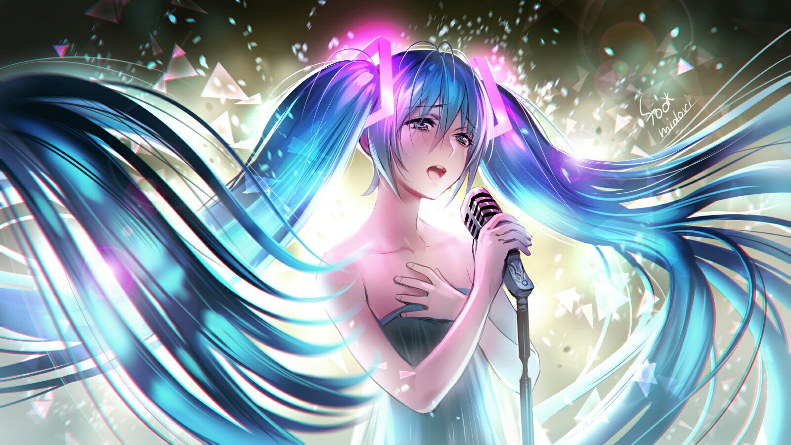 〔二次元/壁纸/高清/美图/歌姬〕初音未来