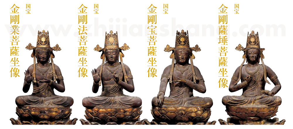 四大菩萨与金刚波罗蜜多菩萨合称「五大菩萨」