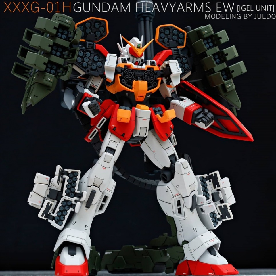 [小t高达秀]mg xxxg-01h 重武装高达ew[刺猬装备]
