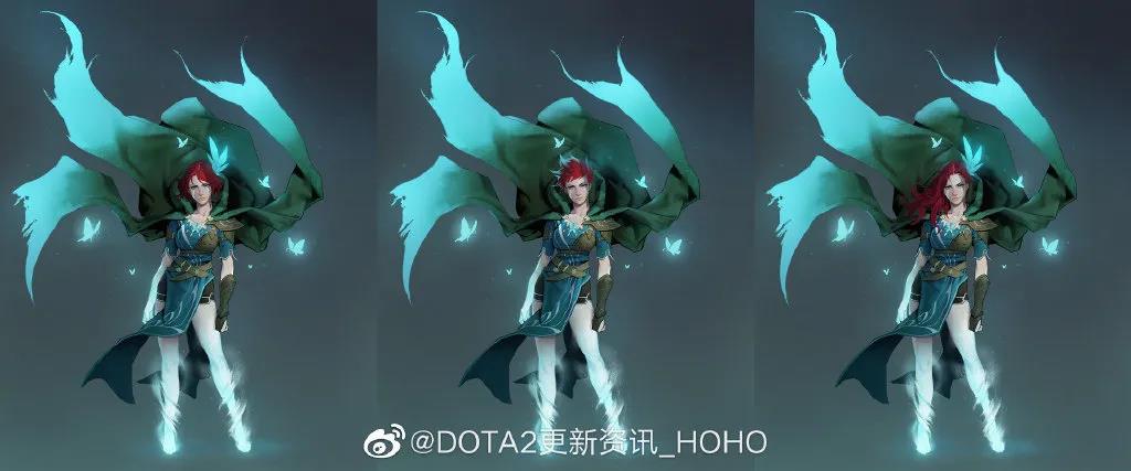 风行至宝画师公布了一些设计稿,原来风行还有短发造型,不过有点丑啊!