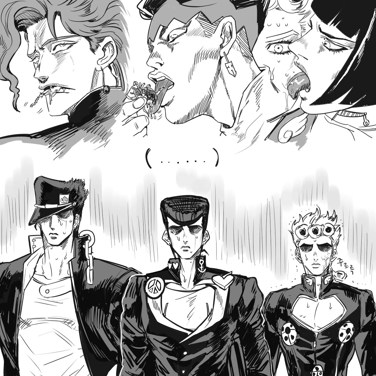 jojo几年来从各处收集的傻dio同人漫画