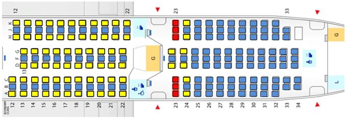 日常 日本全日空国际线:经济舱部分座位将收费 以787-8机型(242座位)