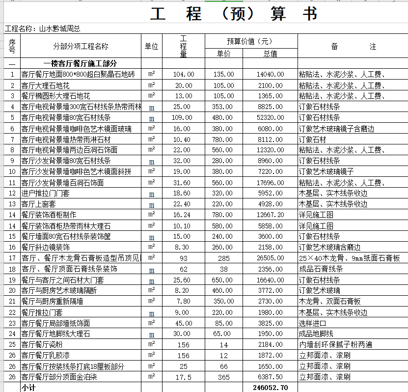 室内设计全网最全180套家装工装装修预算报价模板cad施工图3d效果图