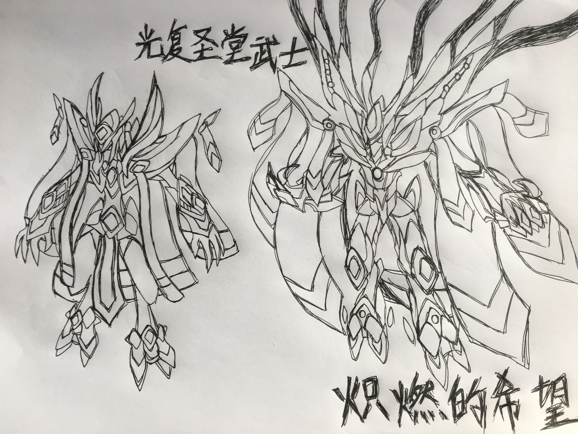光复圣堂武士/炽燃的希望概念图