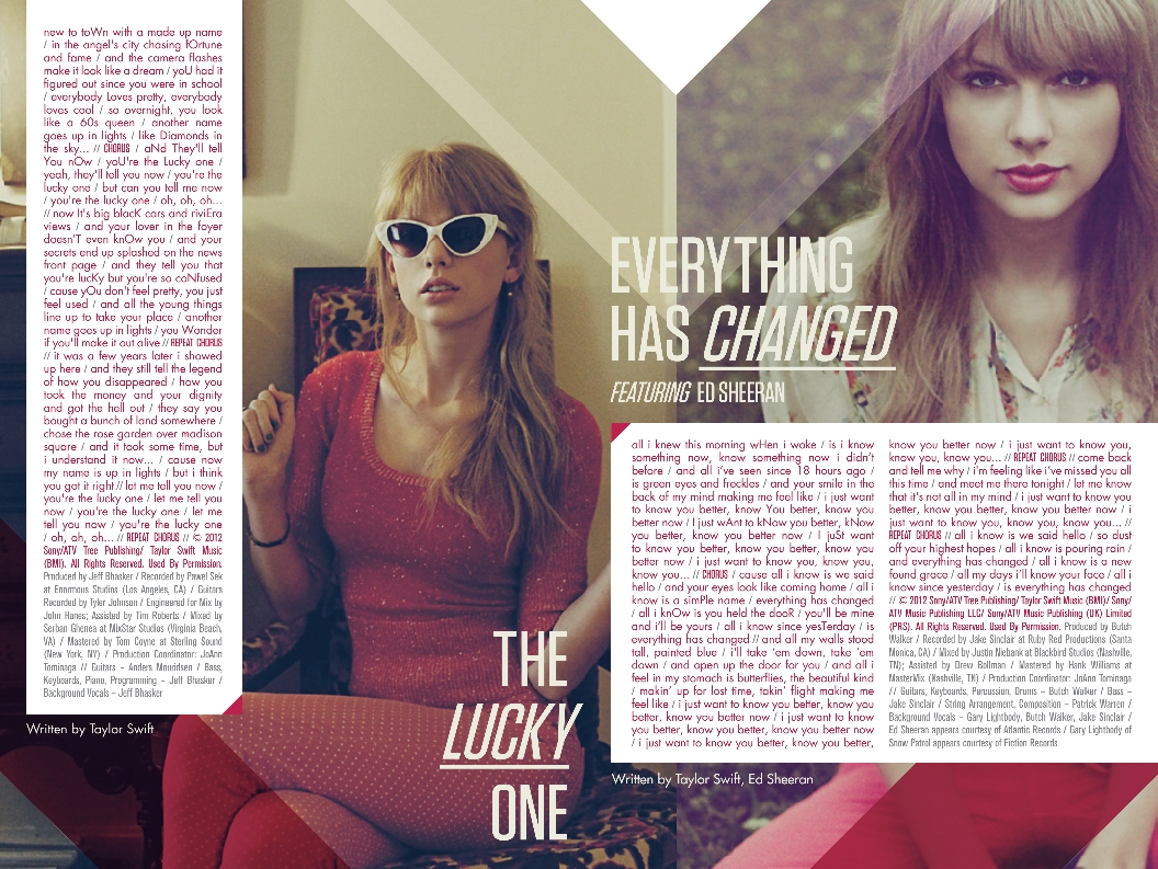 taylor swift海报,taylor swift生活 兴趣 摄影 【分享】霉霉四专《red》内页高清扫描图 转自微博@taylor