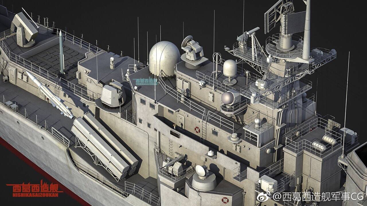 当年对中国现代级驱逐舰的改装猜想图集