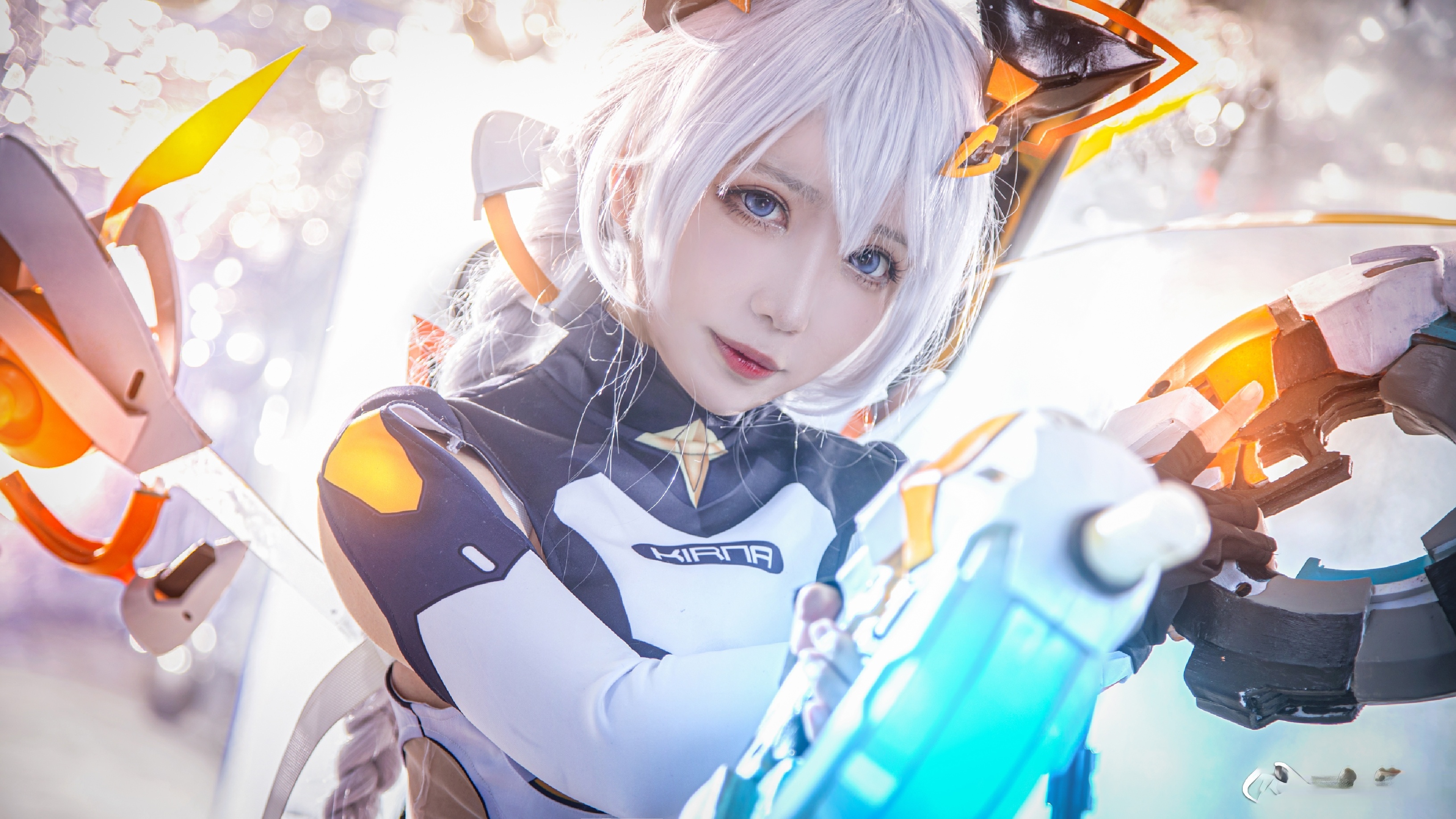 cosplay精选 | 崩坏3琪亚娜cosplay,纯白机甲美少女