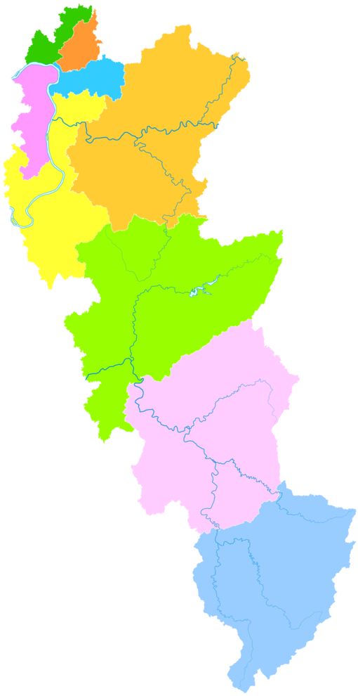 湖南省各市,自治州县级地图
