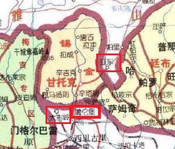 中国在南亚还有一个邻国叫锡金,首都是甘托克,后来在地图上却怎么也找