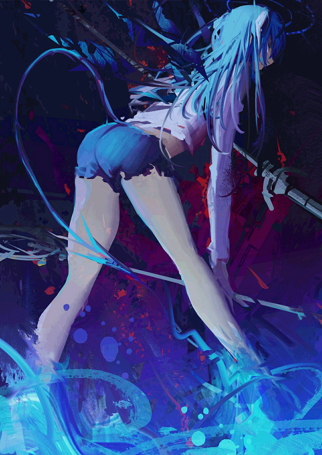 p站 明日方舟 莫斯提马 图片搬运
