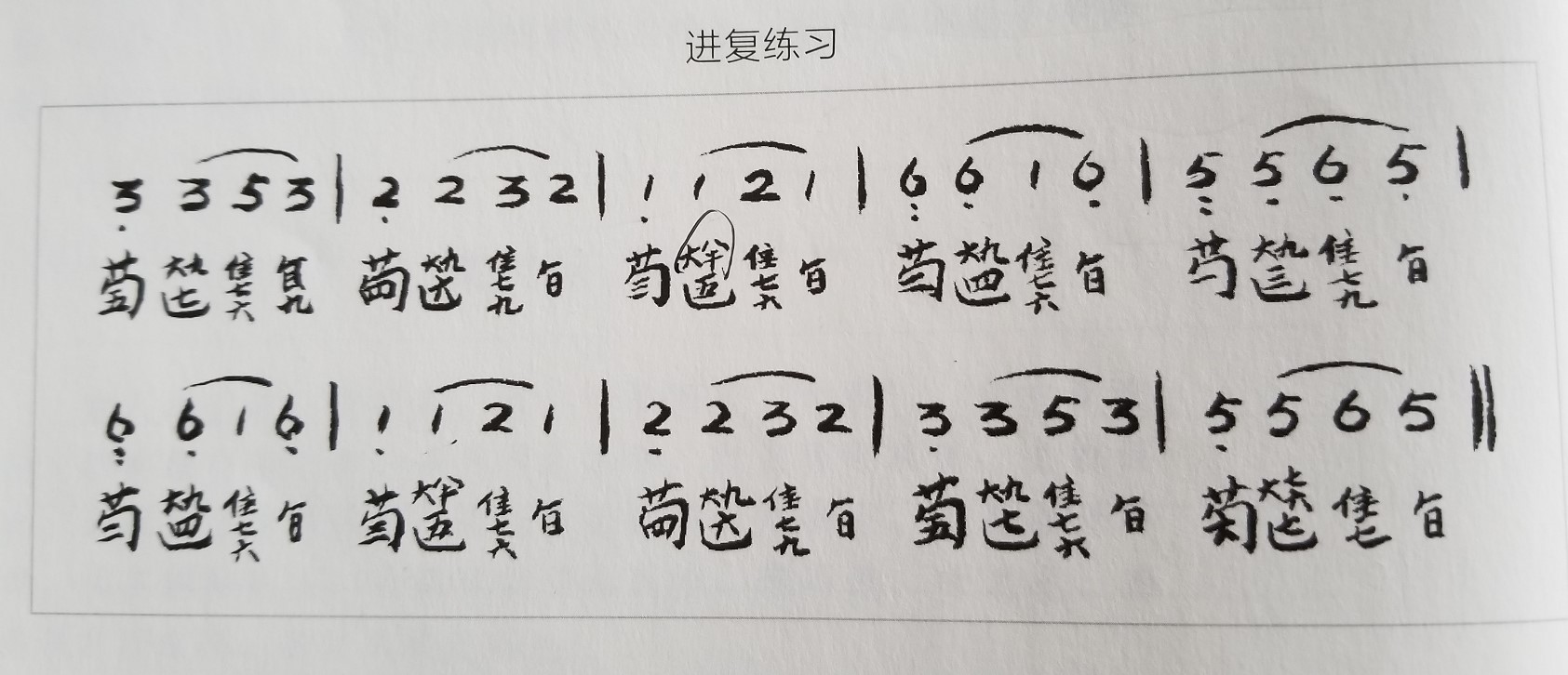 古琴初学笔记第四课 左手练习
