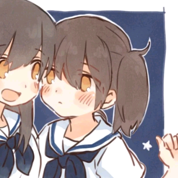 软萌闺蜜头像【别.别靠的那么近】 /动漫/百合情头/团头