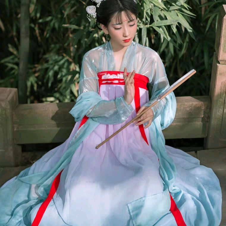 汉服女装套装夏季穿搭,汉服女装古风仙气