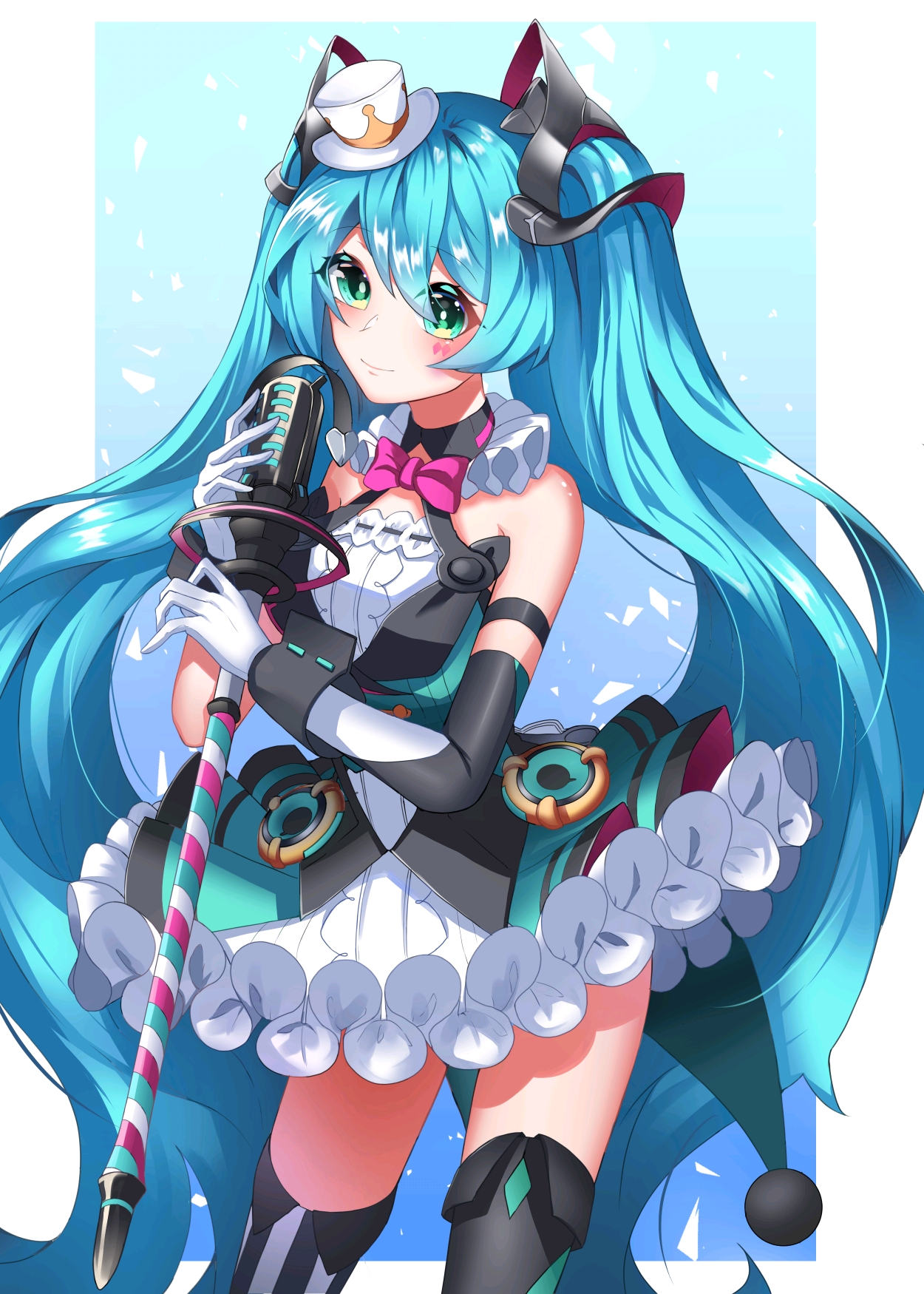 超好看的初音未来和洛天依
