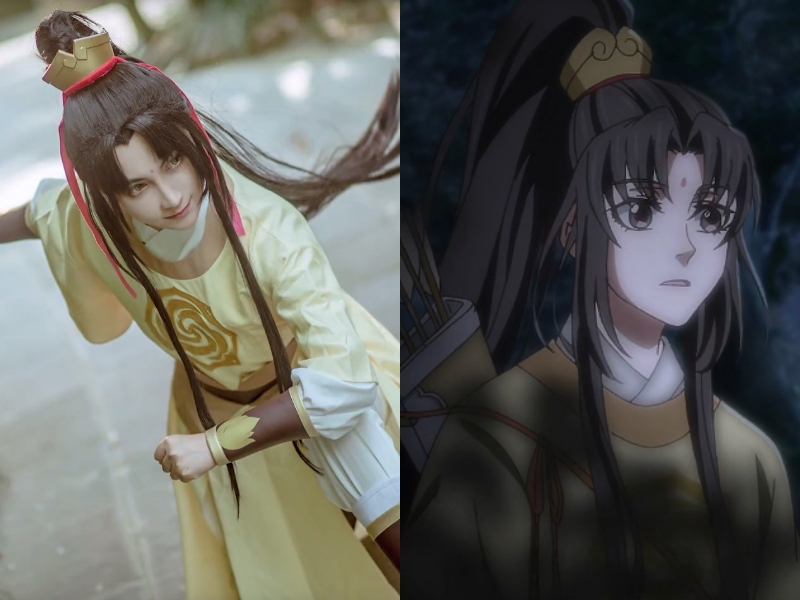 当《魔道祖师》中7位动漫人物被cos后，羡羡很帅，师姐像个洋娃娃