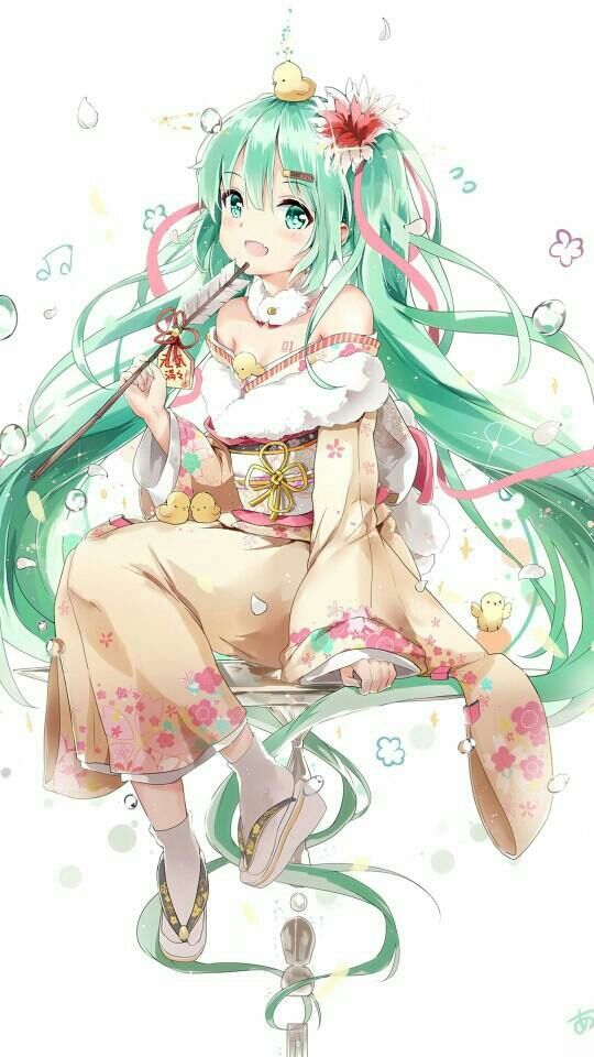 【美图】初音未来壁纸加图片(第一期)