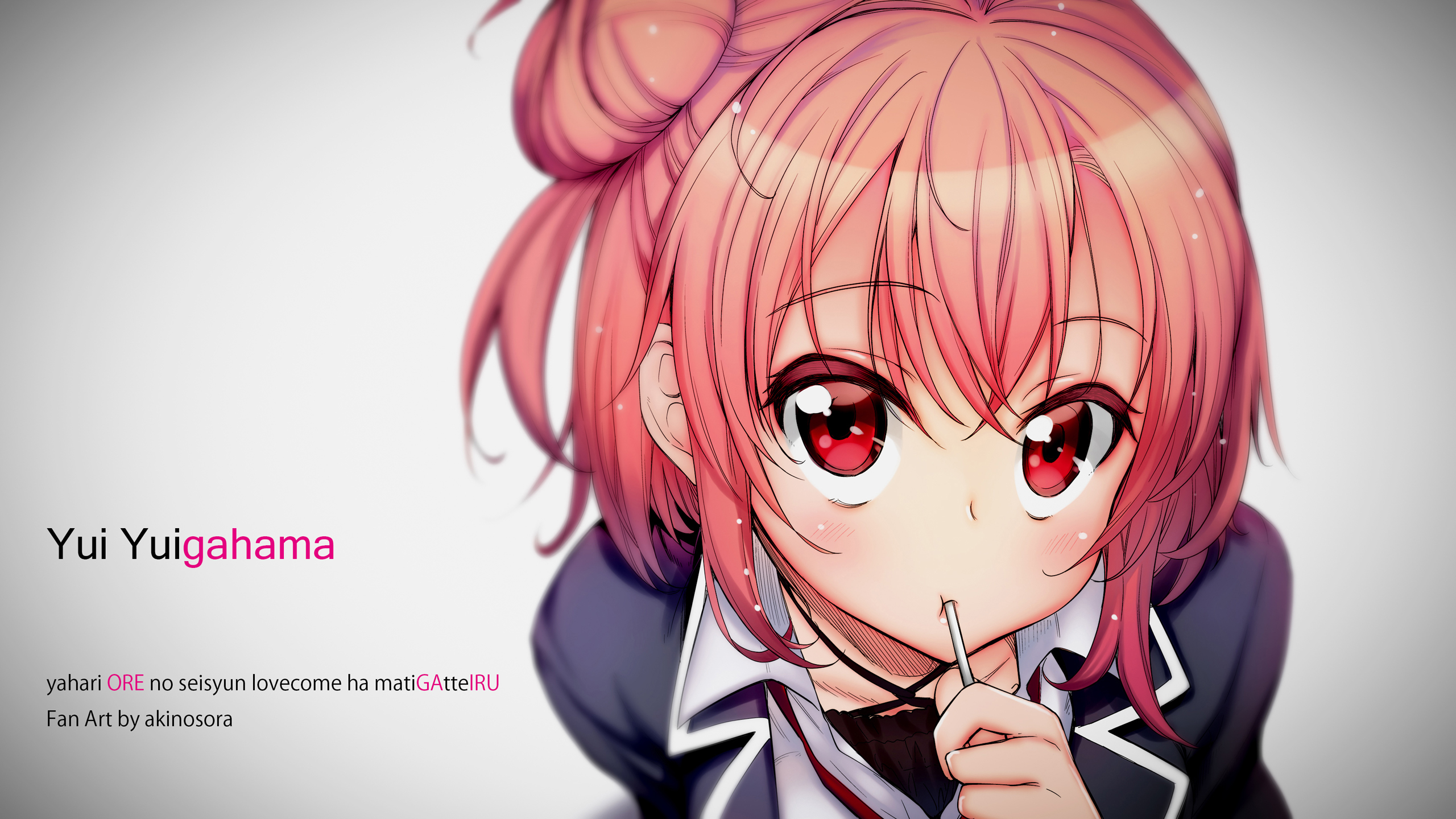 动漫头像壁纸【p站美图】团子生日快乐!由比滨结衣生日壁纸特辑