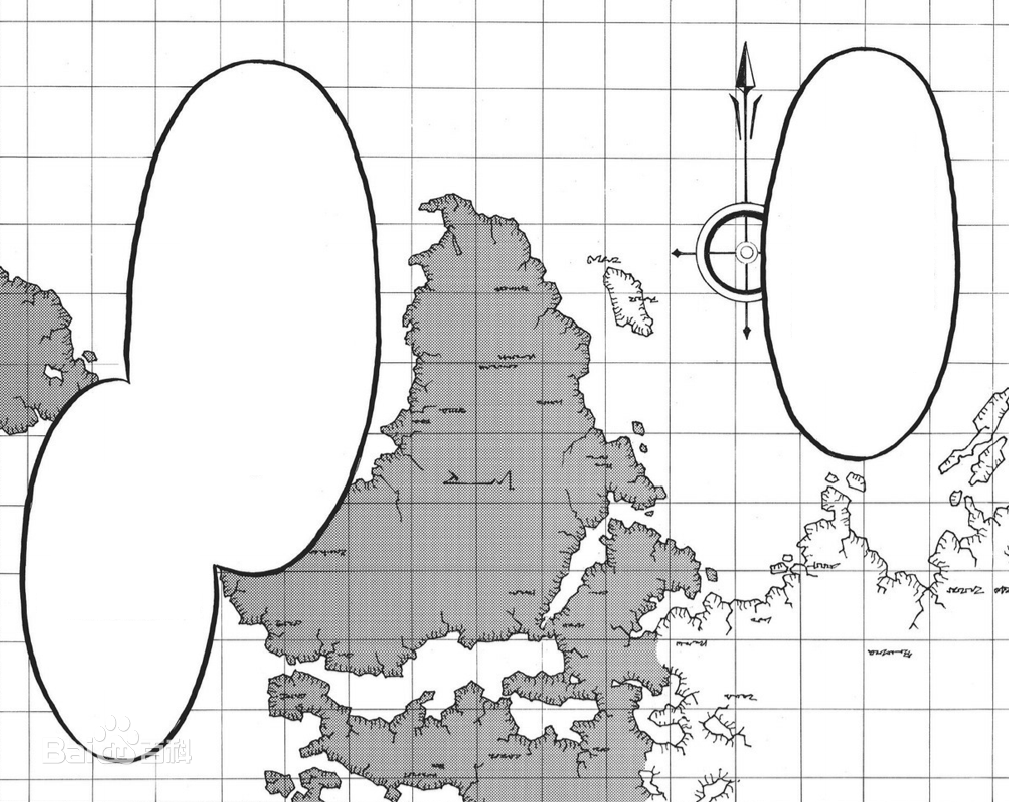 巨人世界地图右上小岛为帕拉迪岛