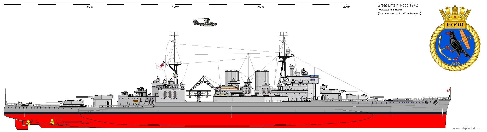 hms vii bc 海军上将1942 原型,海军上将级战列巡洋舰 1942年现代化