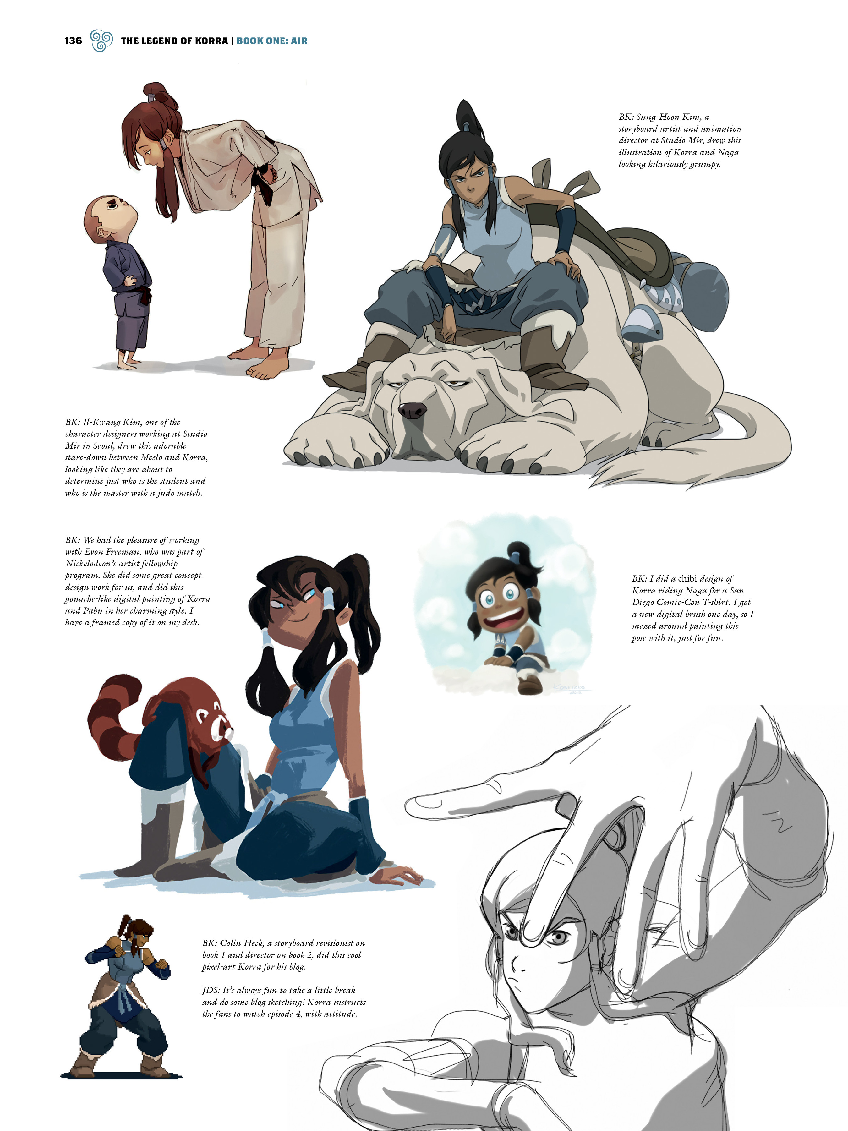 the legend of korra 科拉传奇设定集 第一卷:气(下)生肉