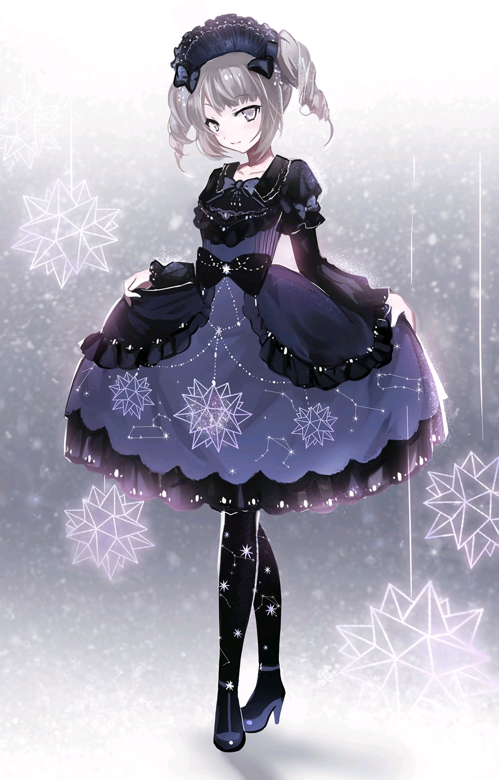手机壁纸|二次元洛丽塔少女 by:b站盐泽 2019年12月26