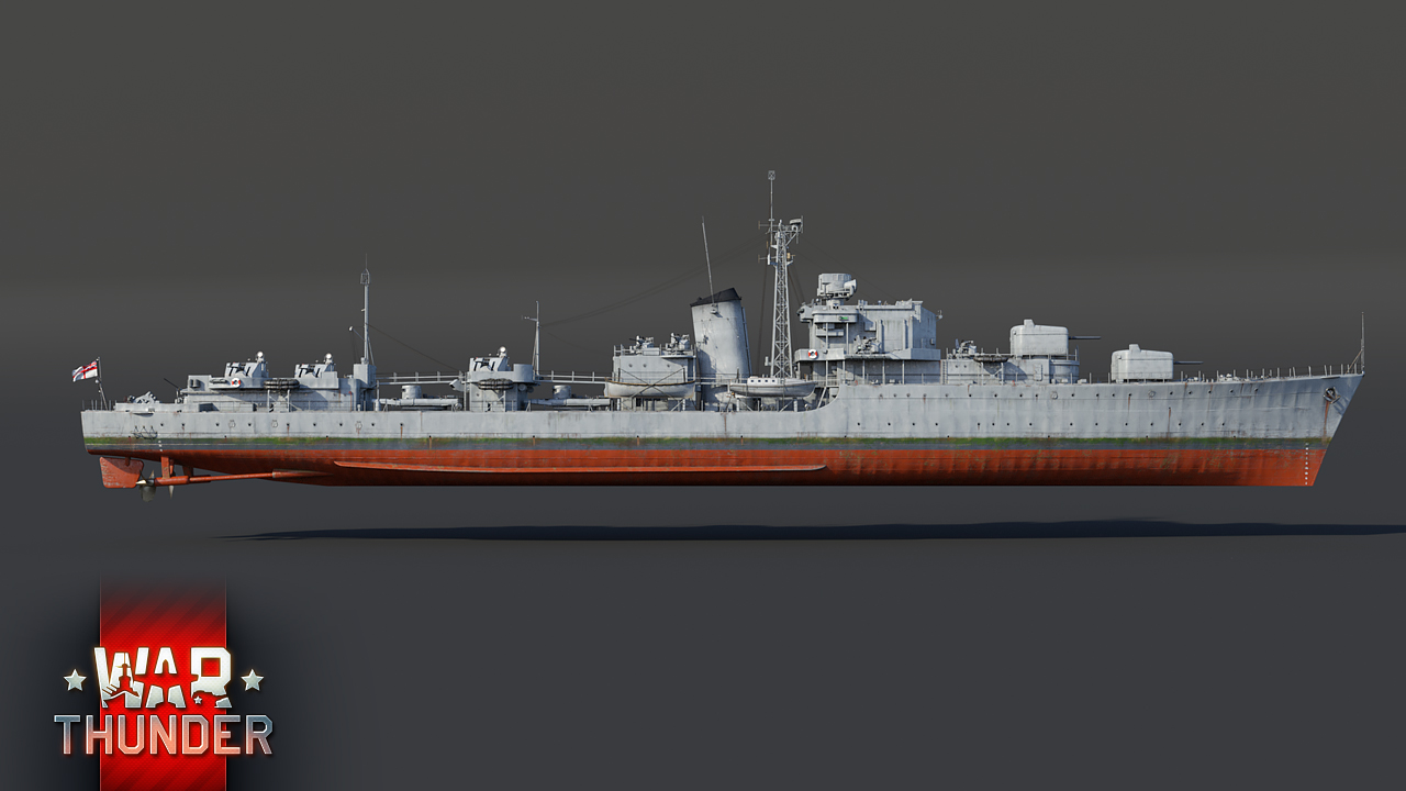 英国战斗级驱逐舰 托布鲁克号