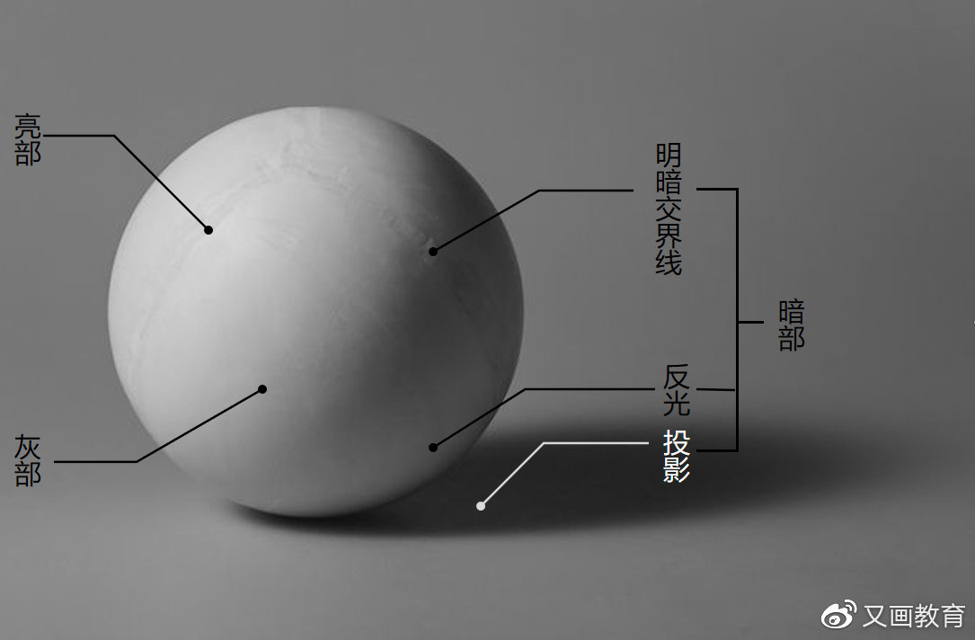 绘画基础知识何为三大面五大调子
