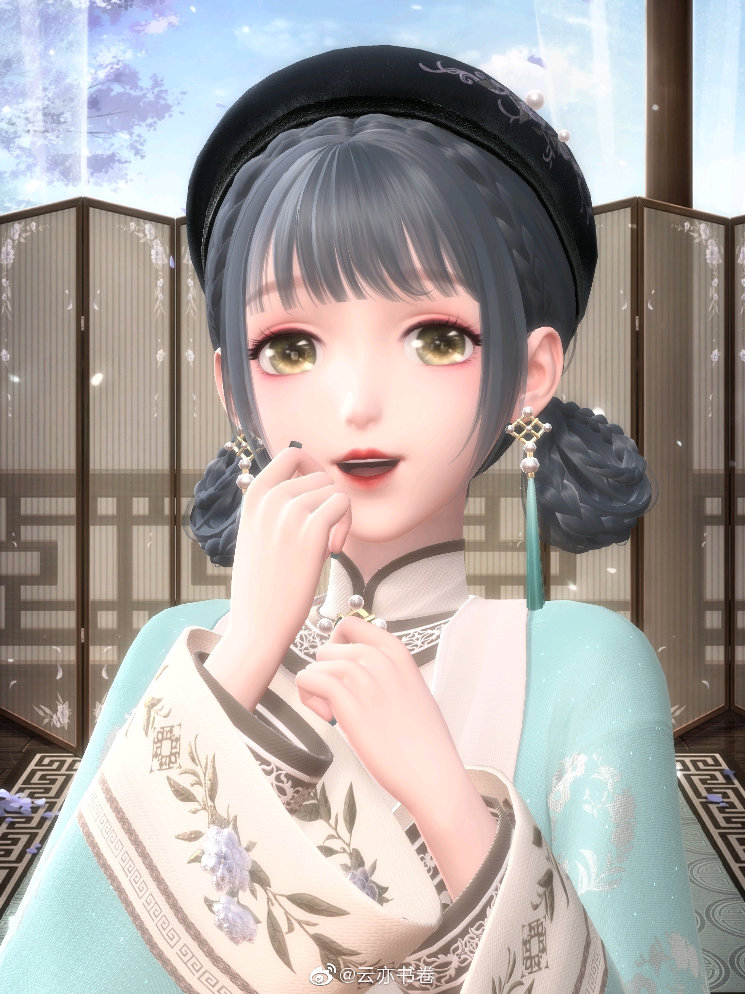 【闪耀暖暖】时尚提升计划:玲珑青黛
