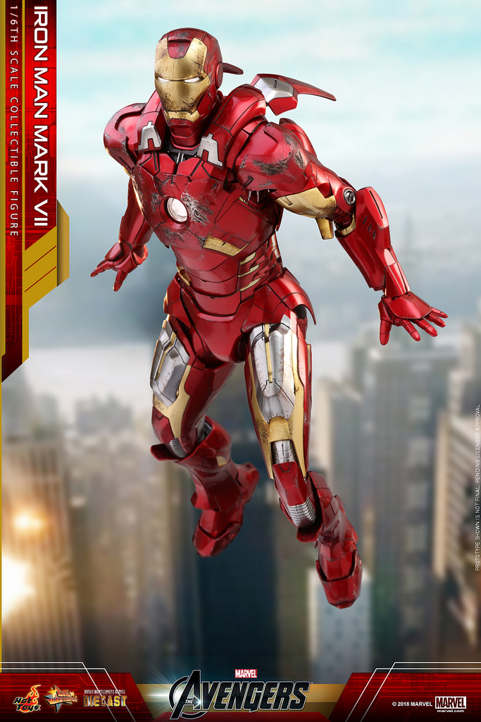 hot toys《复仇者联盟》1/6 钢铁侠 mark vii 收藏级人偶 开售公布