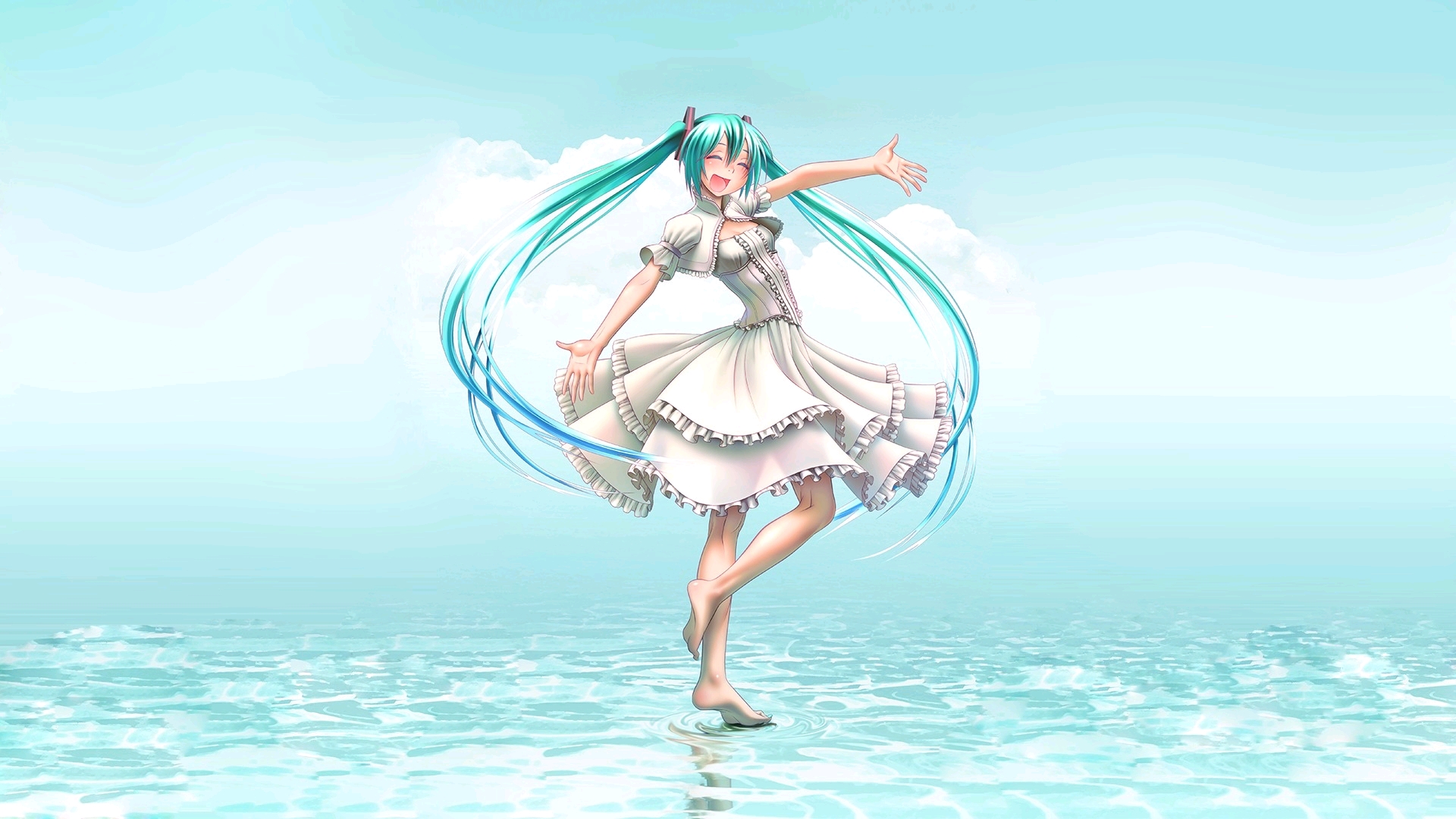 电脑壁纸初音未来