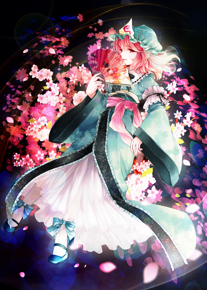 【车万百图】 西行寺幽幽子 p站二百张精选插画美图分享(下)
