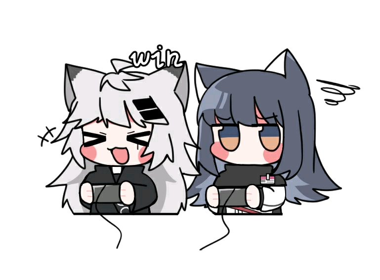 『明日方舟』双狼可爱的q版头像(2)