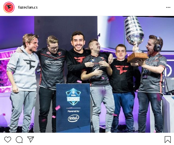 拥有无数粉丝的银河战舰faze clan