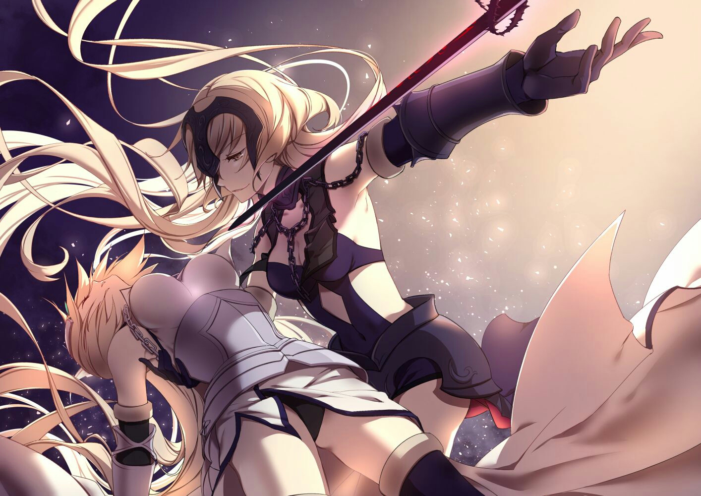 【fgo/附彩蛋】今日份黑贞黑呆美图