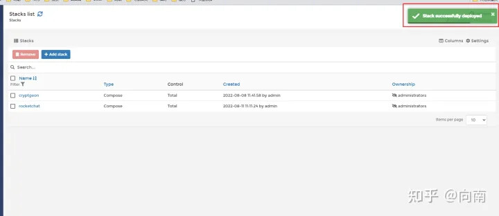 利用DockerPortainer在群晖SynologyNAS上安装Rocket.Chat插图5 利用DockerPortainer在群晖SynologyNAS上安装Rocket.Chat插图5