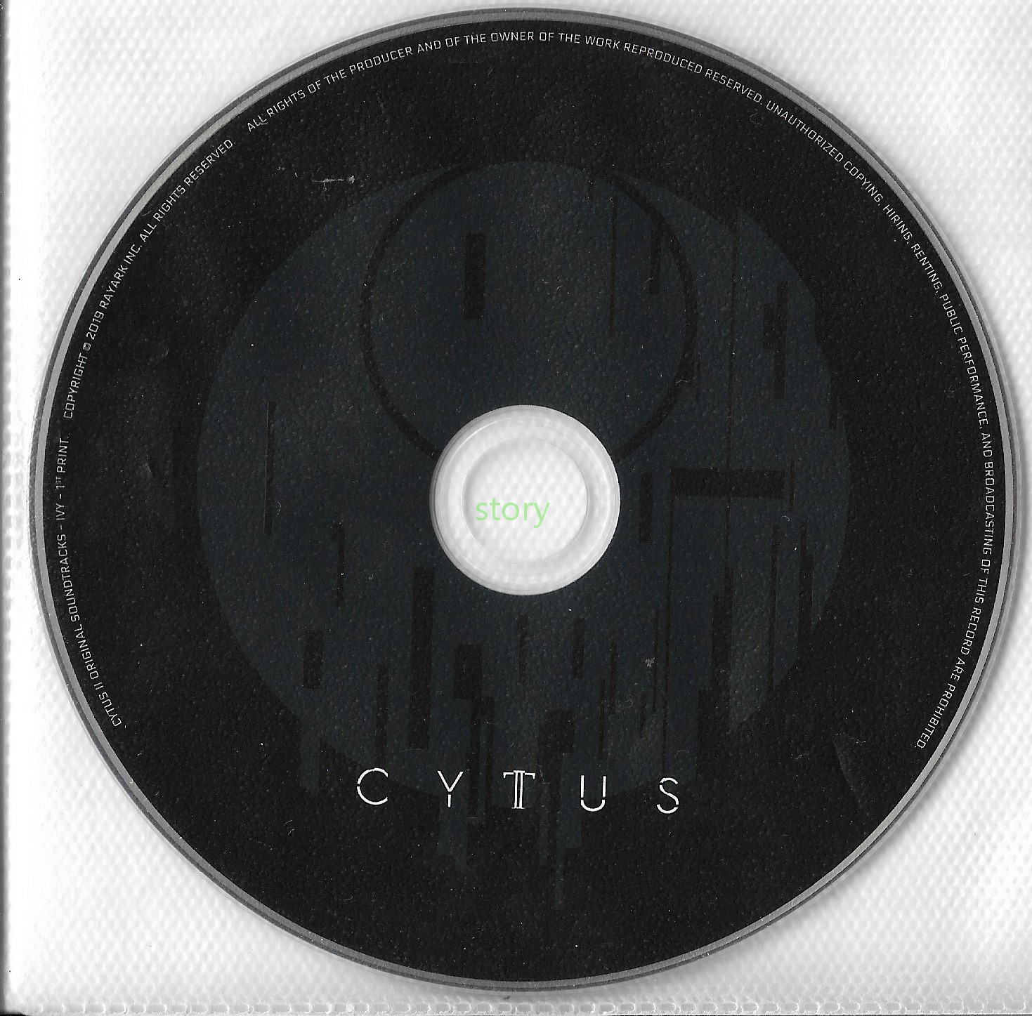 《cytus ii》原声带实体专辑——ivy