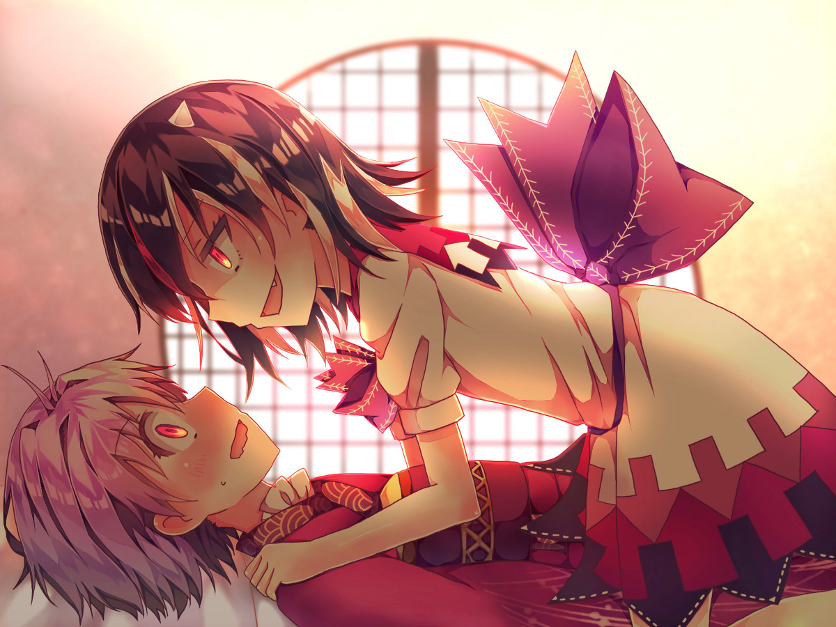 鬼人正邪sheya,鬼人正邪天邪鬼 68703465 画师:会帆 p站id:20154034 画师:ema20 正针组 鬼人正邪&少