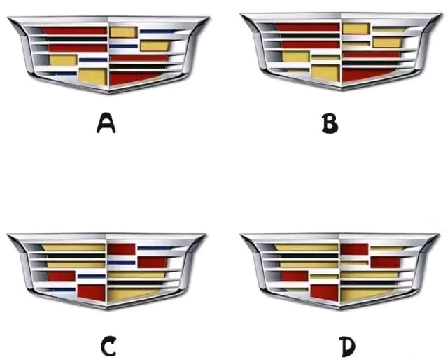 6,下面4个哪个才是凯迪拉克的标志