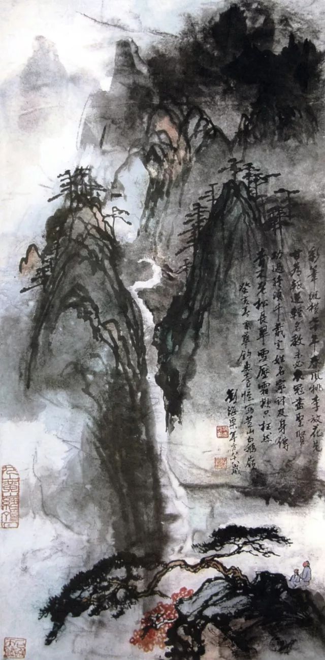 杭州白墙国内名画家作品丨刘海粟