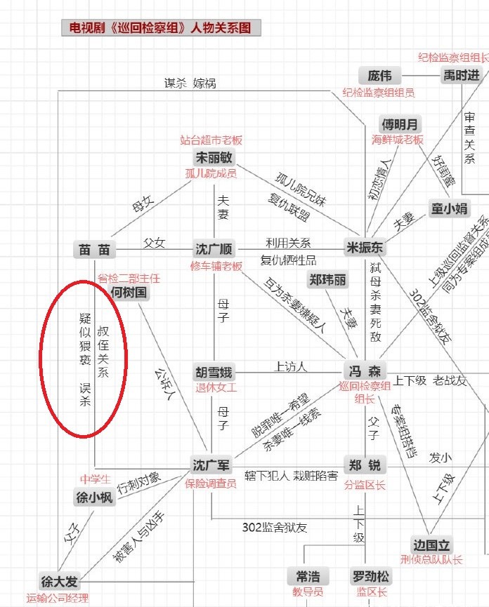 沈广军和苗苗的叔侄关系, 并且还有"疑似猥亵","误杀"