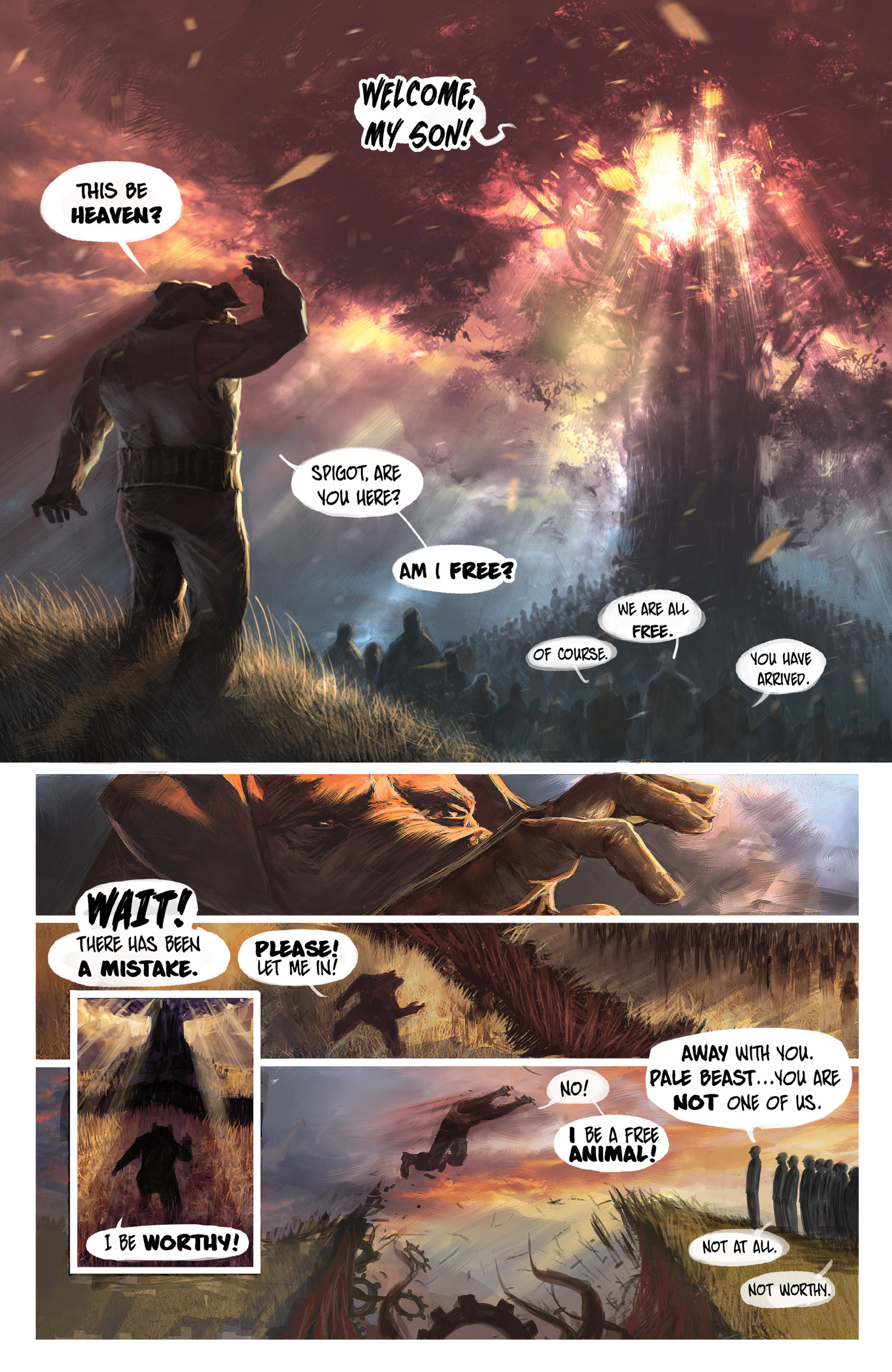 《oink:heaven"s butcher》(奥因克:天堂屠夫)漫画高清彩色电子扫描