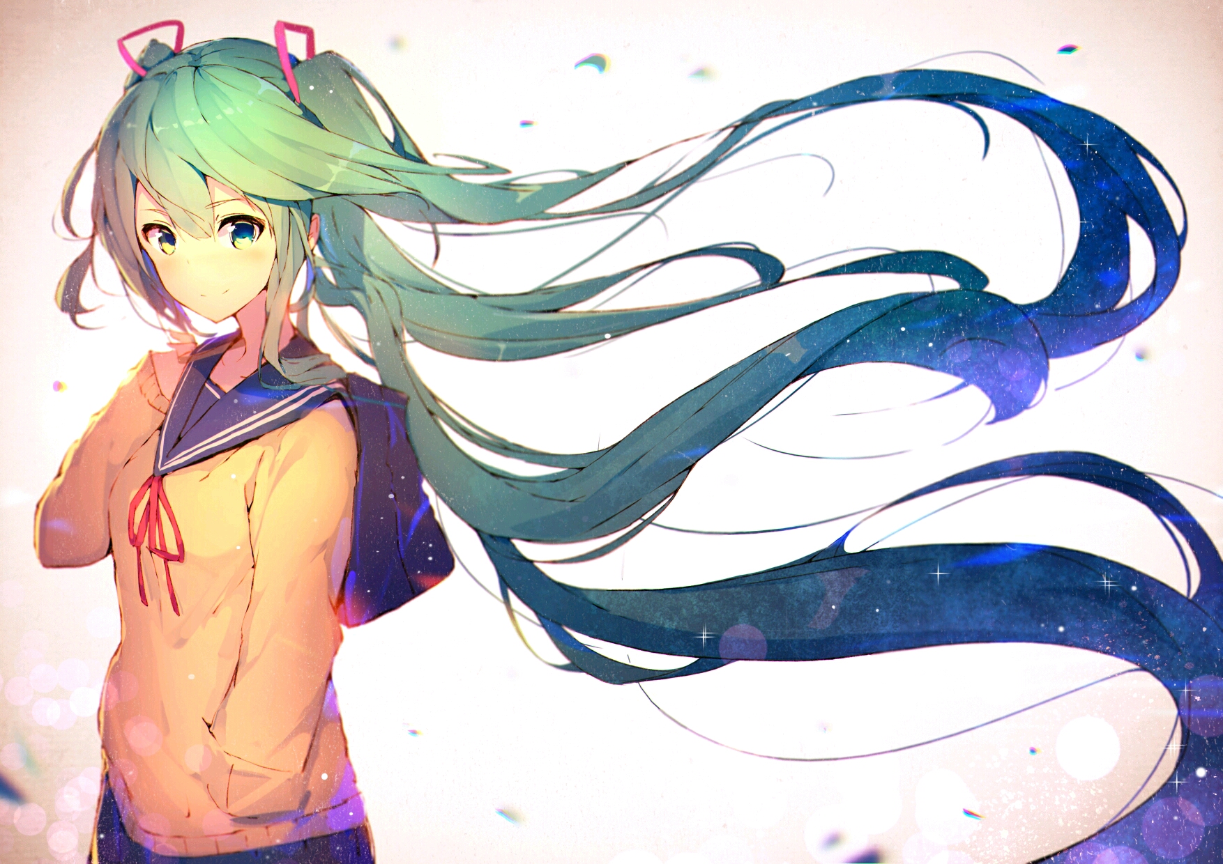 你们要的初音&巡音&镜音&结月& ia&gumi壁纸(vocaloid