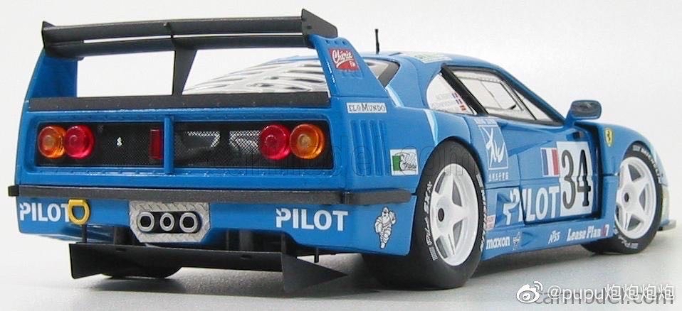 6风火轮hotwheels法拉利f40lmpilotaldixracingno34